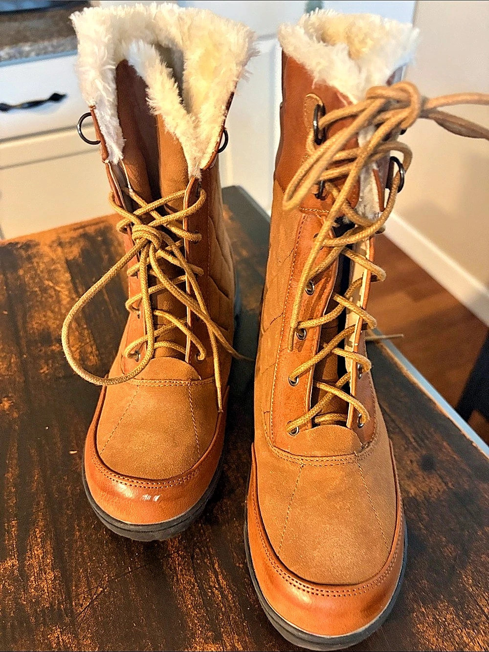 Chase Chloe Women's Brown Winter Boots US 6.5
